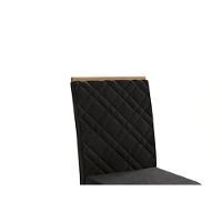 Kit 6 Cadeiras Sala Jantar 2cad149ng 6 Un Nogueira Linho Cinza A056 - 4