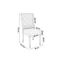 Kit 4 Cadeiras Sala Jantar 2cad149fr 4 Un Freijó Linho Grafite Escuro A - 2