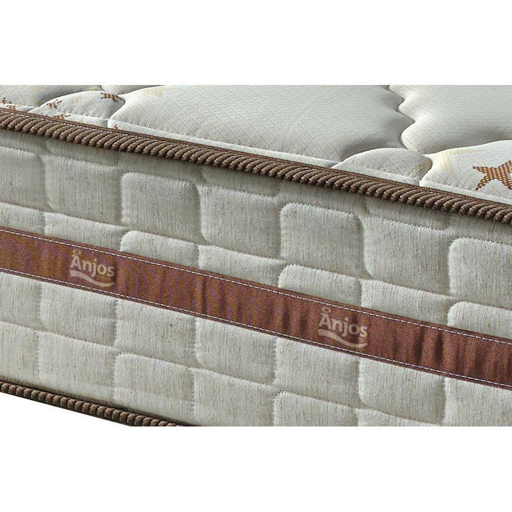 Conjunto Box King: Colchão Molas Ensacadas Classic + Base Crc Courano White (193x203) - 7