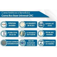 Conjunto Box King: Colchão Molas Ensacadas Classic + Base Crc Courano White (193x203) - 2