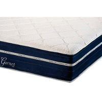 Cama Box Casal: Colchão Molas Ensacadas Polar Garnet + Base Crc Courano White (138x188)