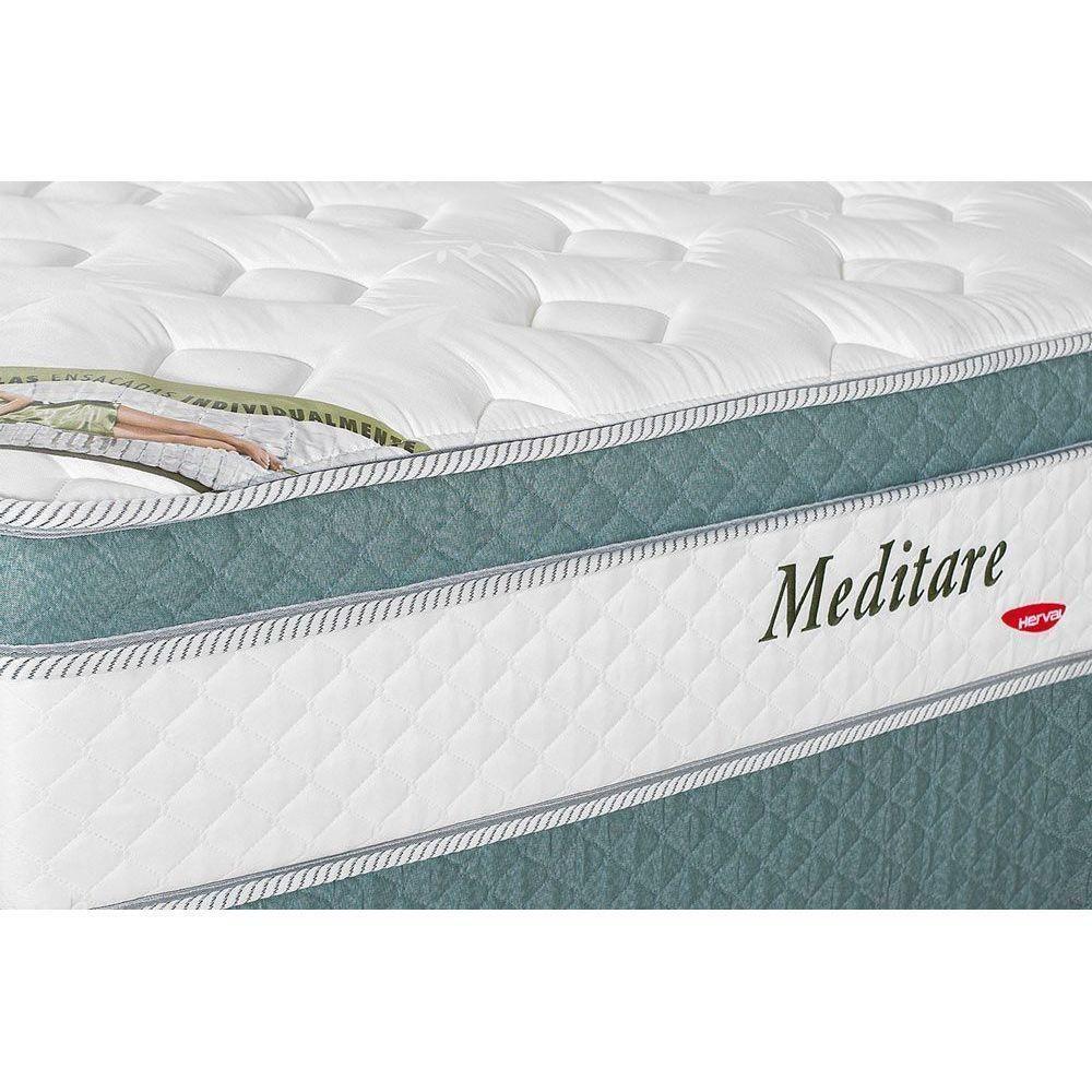 Colchão Viúva Molas Ensacadas Masterpocket Meditare Euro Pillow (108x198x29) - Herval - 5