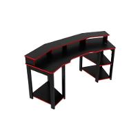 Mesa Computador Casal Gamer Me4167 Preto Vermelho Tecno Mobili - 1