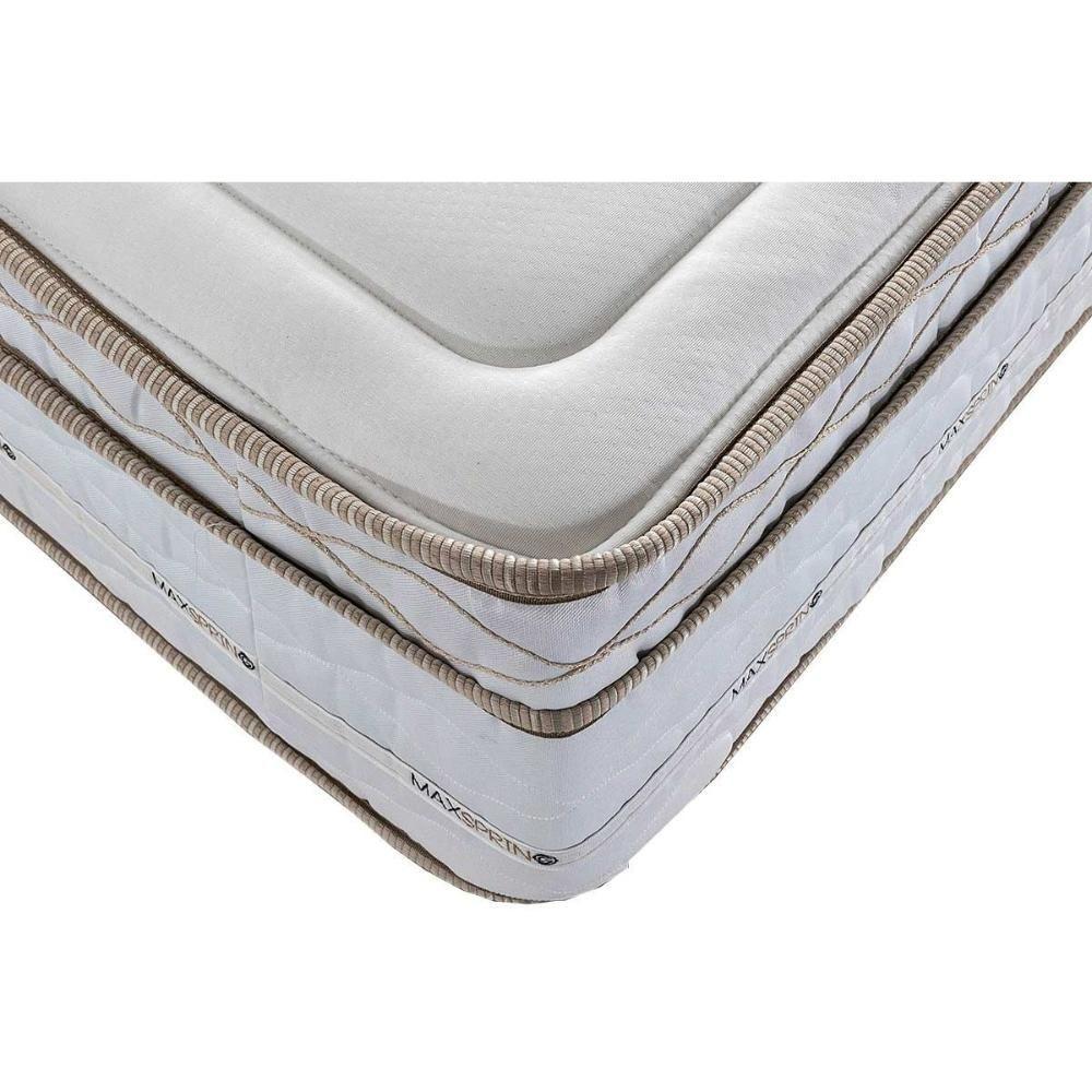 Cama Box Baú Casal: Colchão Molas Masterpocket Ensacadas Herval Maxspring American + Base Crc Suede Clean (138x188) - 8