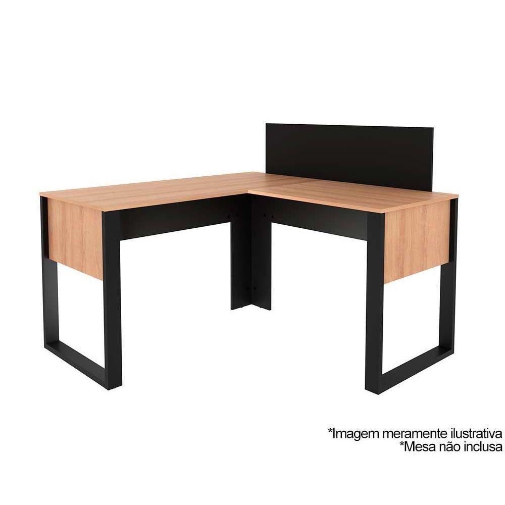 Multiuso Quarto Juvenil Divisor De Mesa Me4183 110cm Preto Tecno Mobili - 2