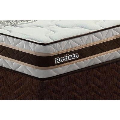 Cama Box King: Colchão Espuma D45 Paropas Resiste Hotel Douface + Base Crc Suede Clean (193x203)
