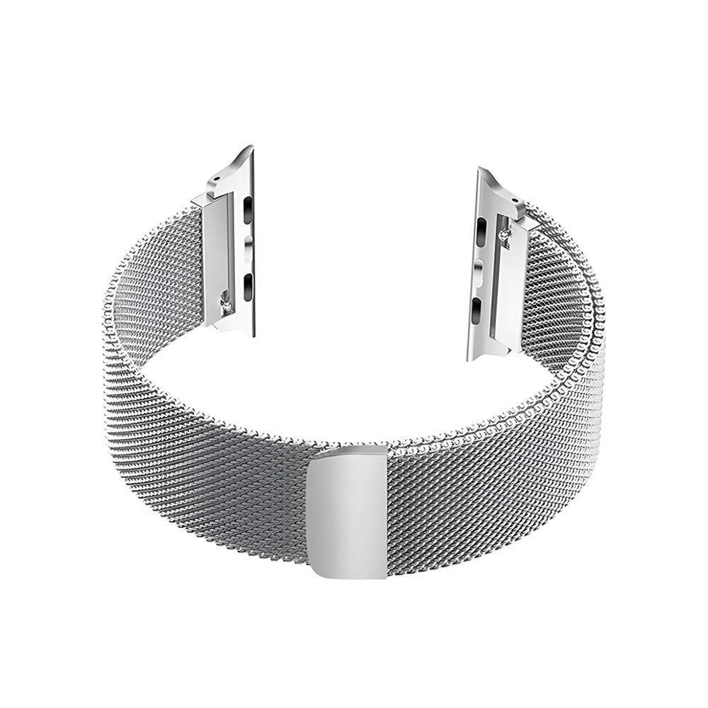 Relógio Smartwatch W34s Rosê Gold Pulseira De Aço Prateada - 5