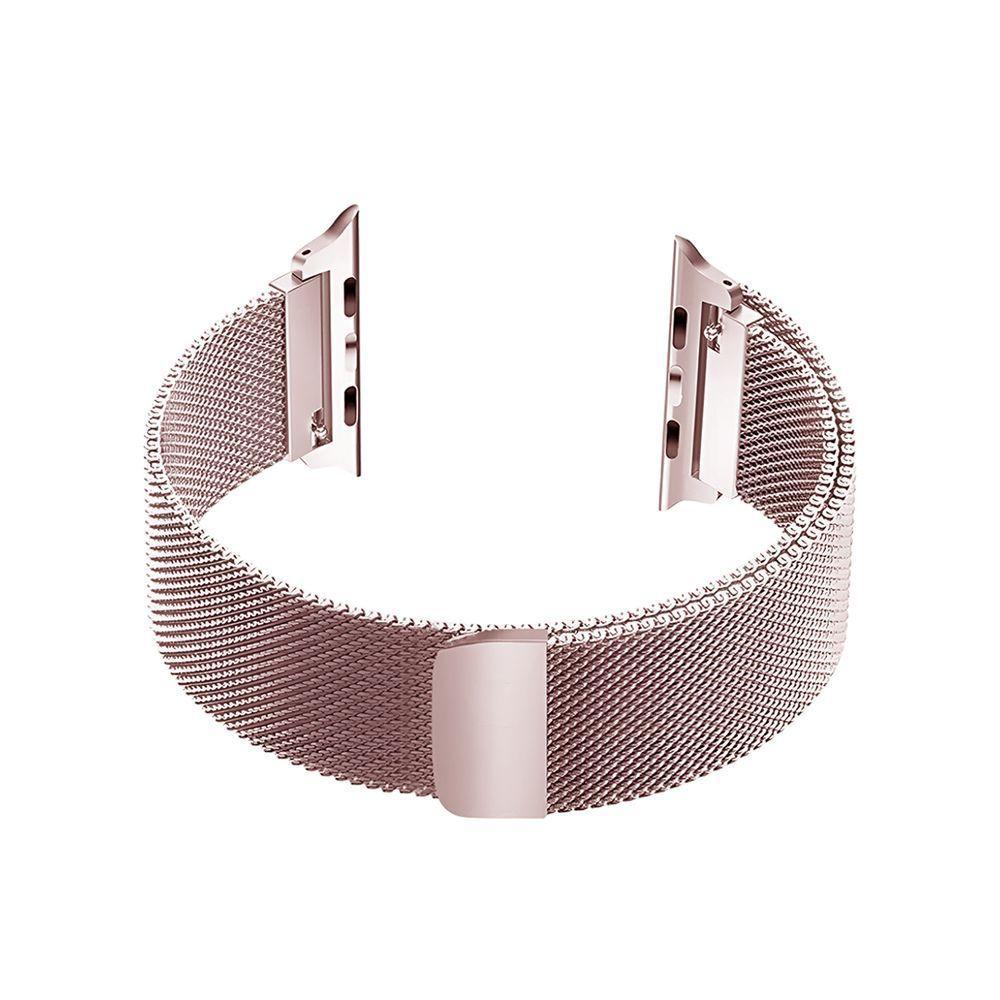 Relógio Smartwatch W34s Rosê Gold Pulseira De Aço Rosa - 4