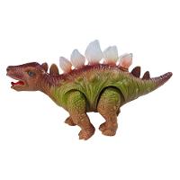 Dinossauro Elétrico Estegossauro Som Luzes E Movimento Marrom - 3