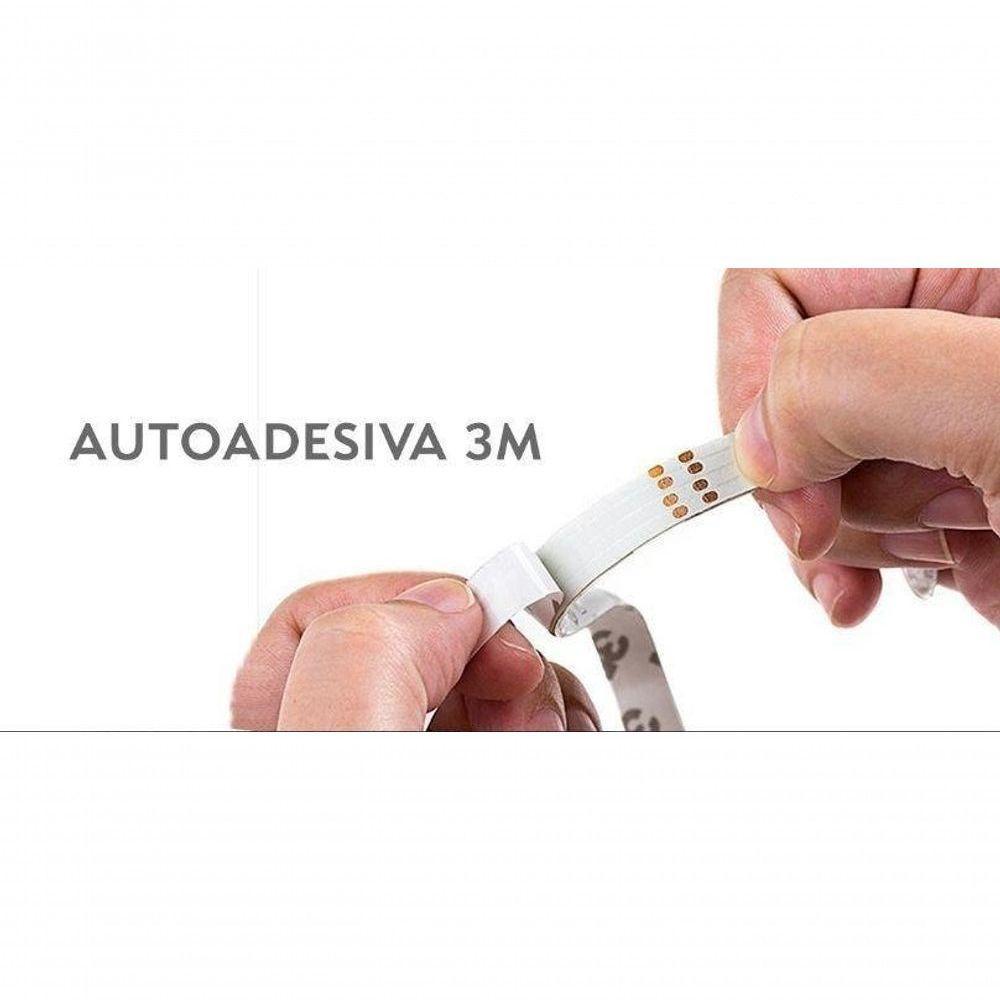 Kit 2 Fios Fita Led Luz Amarela 120 Lâmpadas Led 2m à Pilha - 7