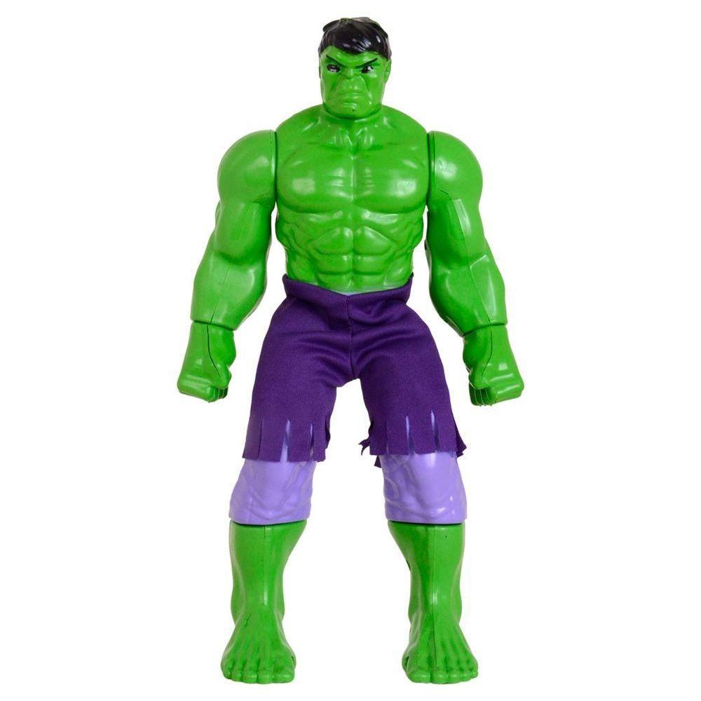 Boneco Super Herói Hulk De 29 Cm Articulado Power Force - 1