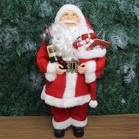 Decoração Papai Noel Tradicional Gorro Presentes Natal 45cm - 2