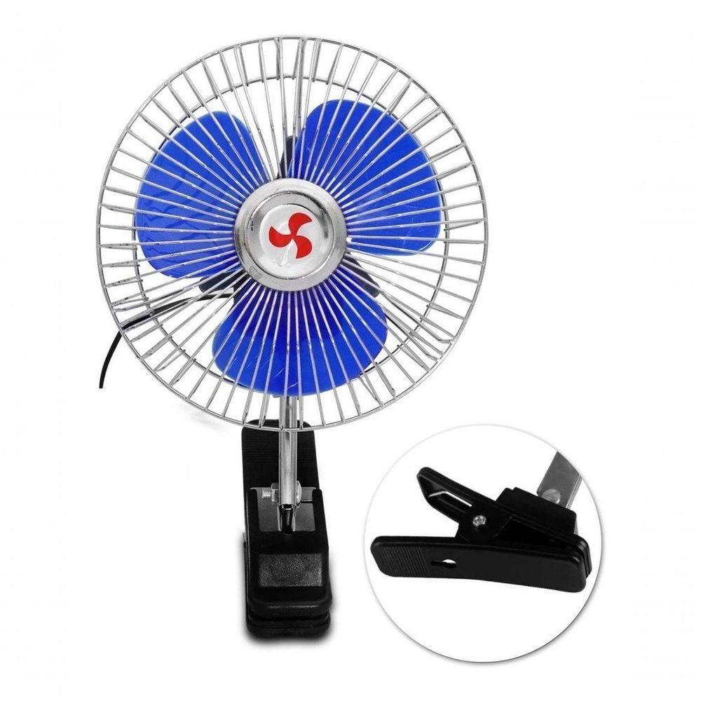 Kit 3 Mini Ventilador Veicular Carro Ônibus Caminhão De 15cm - 3