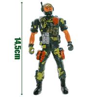 Kit Brinquedos Veículos Militares Soldados Miniatura 20 Peças - 6