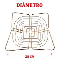 Kit Fruteira Frutas Artificial Isopor E Cesta Rose Gold Inox - 3