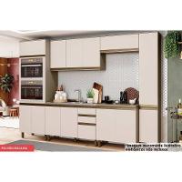 Cozinha Completa 7 Peças Connect 2 Aéreos 2 Balcões 2 Paneleiros 1 Complementoc6p20 Duna Cristal - 1