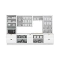Cozinha Completa 7 Peças Americana 2 Aéreos 2 Balcões 2 Paneleiros 1 Complemento C5p66 Branco - 7
