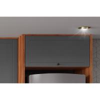 Cozinha Completa 9 Peças Bella 3 Aéreos 2 Balcões Cristaleira 3 Complementos C9p53 Nogal Cinza - 7