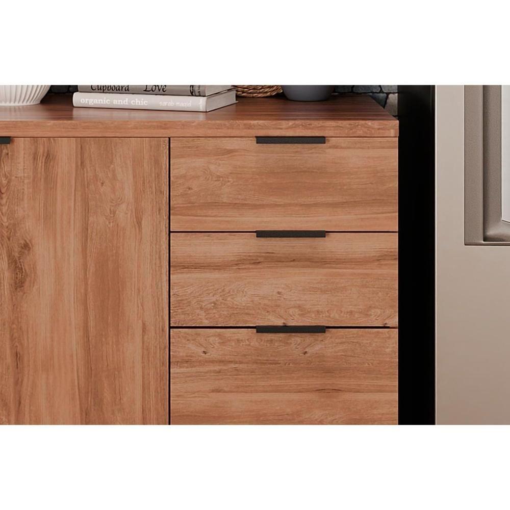 Cozinha Completa 4 Peças Alpha 2 Aéreos 1 Balcão 1 Torre Quente C4p73 Freijó Cinza - 6