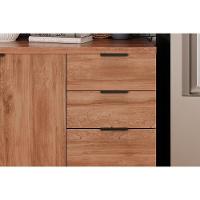 Cozinha Completa 4 Peças Alpha 2 Aéreos 1 Balcão 1 Torre Quente C4p73 Freijó Cinza - 6