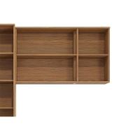 Cozinha Completa 4 Peças Botanic 1 Aéreo Balcão Cristaleira 1 Complemento M656 Nogueira Fendi - 9