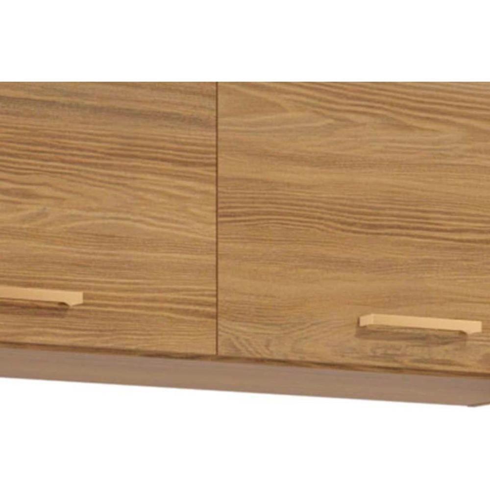 Cozinha Completa 4 Peças L780a 2 Aéreos 1 Balcão 1 Paneleiro Sem Tampo Nogueira Fendi - 6