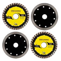 Kit 4 Disco Serra Circular Lâmina 110mm Mármore Concreto - 1