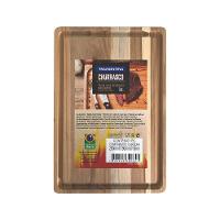 Tábua Tramontina Retangular Em Madeira Com Acabamento Natural 40x27 Cm - 1