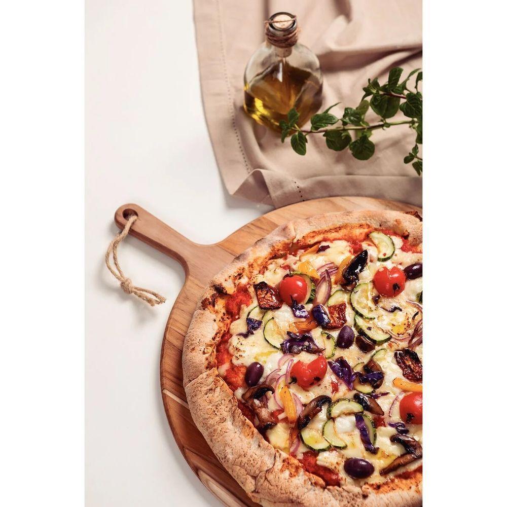 Tábua Redonda Para Pizza Tramontina Provence Em Madeira Teca Fsc - 3