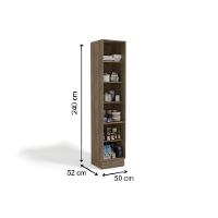 Paneleiro De Cozinha Modulado Maxxi G749 Com 2 Portas 50cm Canela - 3
