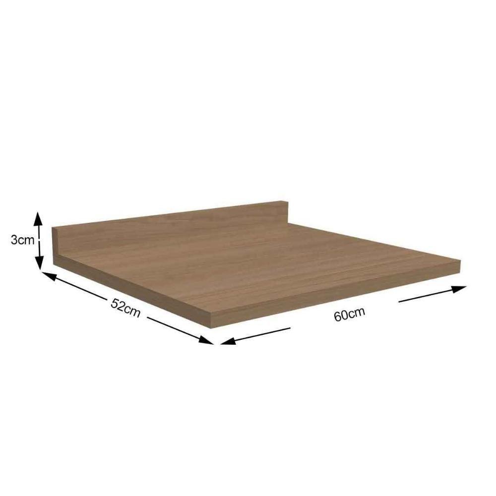 Módulo Cozinha Nox Tampo Para Balcão E603 60cm Nogal - 2