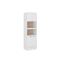 Paneleiro De Cozinha Modulado Bella 2616 Torre Quente Com 2 Fornos 4 Portas 70cm Branco - 1