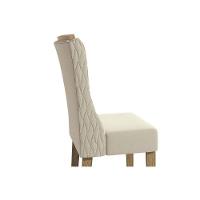 Cadeira De Cozinha 2cad158cn Kit 2 Un Canela Suede Bege - 5