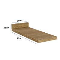 Módulo Cozinha Lótus Tampo Para Balcão E616 20cm Nogueira - 2