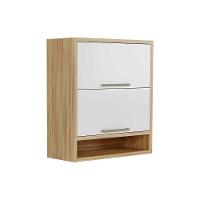 Módulo Cozinha Ronipa Syrah Armário Nicho Com 2 Portas Basculante 80cm Amendoa Branco Ronipa - 1