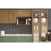 Módulo Cozinha Botanic Armário Botanic M637 Com 1 Porta Basculante 80cm Nogueira - 6