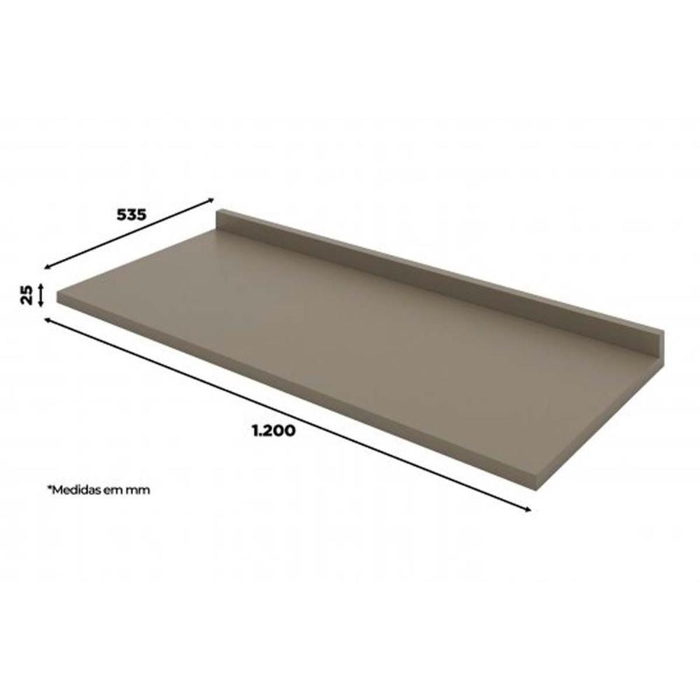 Módulo Cozinha Connect Tampo Para Balcão 120x53cm Duna2 Aéreos + 1 Balcão + 1 Complemento - 2