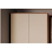 Cozinha Modulada Completa Alpha 4 Peças 2 Aéreos + 1 Balcão + 1 Torre Quente C4p195 Freijó Off White - 6