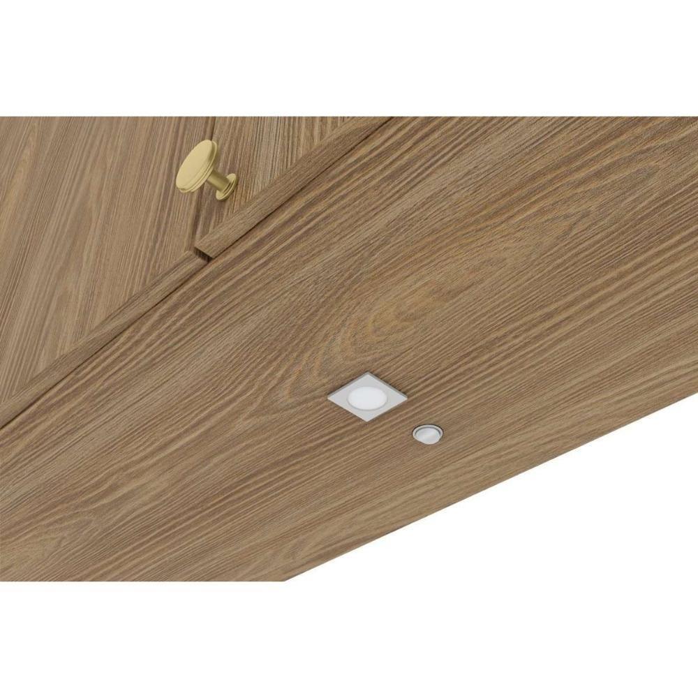 Cozinha Modulada Completa Botanic 7 Peças 2 Aéreos + 2 Balcões + 1 Paneleiro + 2 Complementos C7p36 Nogueira Fendi - 10