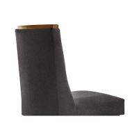 Cadeira De Cozinha Montreal Kit 2 Un Imbuia Suede Grafite Rufato