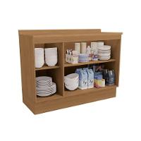 Cozinha Modulada Completa Maxxi 2 Peças 1balcão + 1 Complemento C2p38 Canela - 6