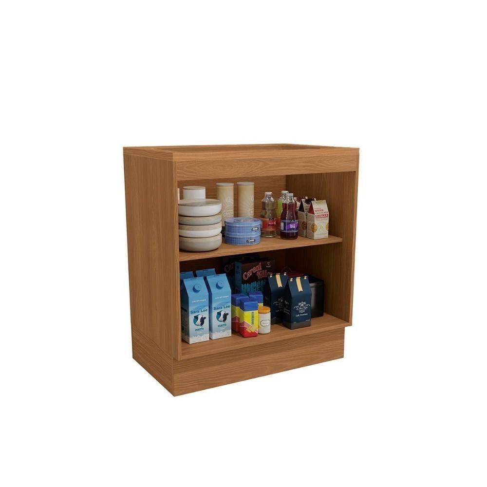 Cozinha Modulada Completa Maxxi 2 Peças 1balcão + 1 Complemento C2p43 Canela - 4