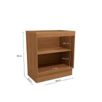 Cozinha Modulada Completa Maxxi 2 Peças 1balcão + 1 Complemento C2p43 Canela - 2