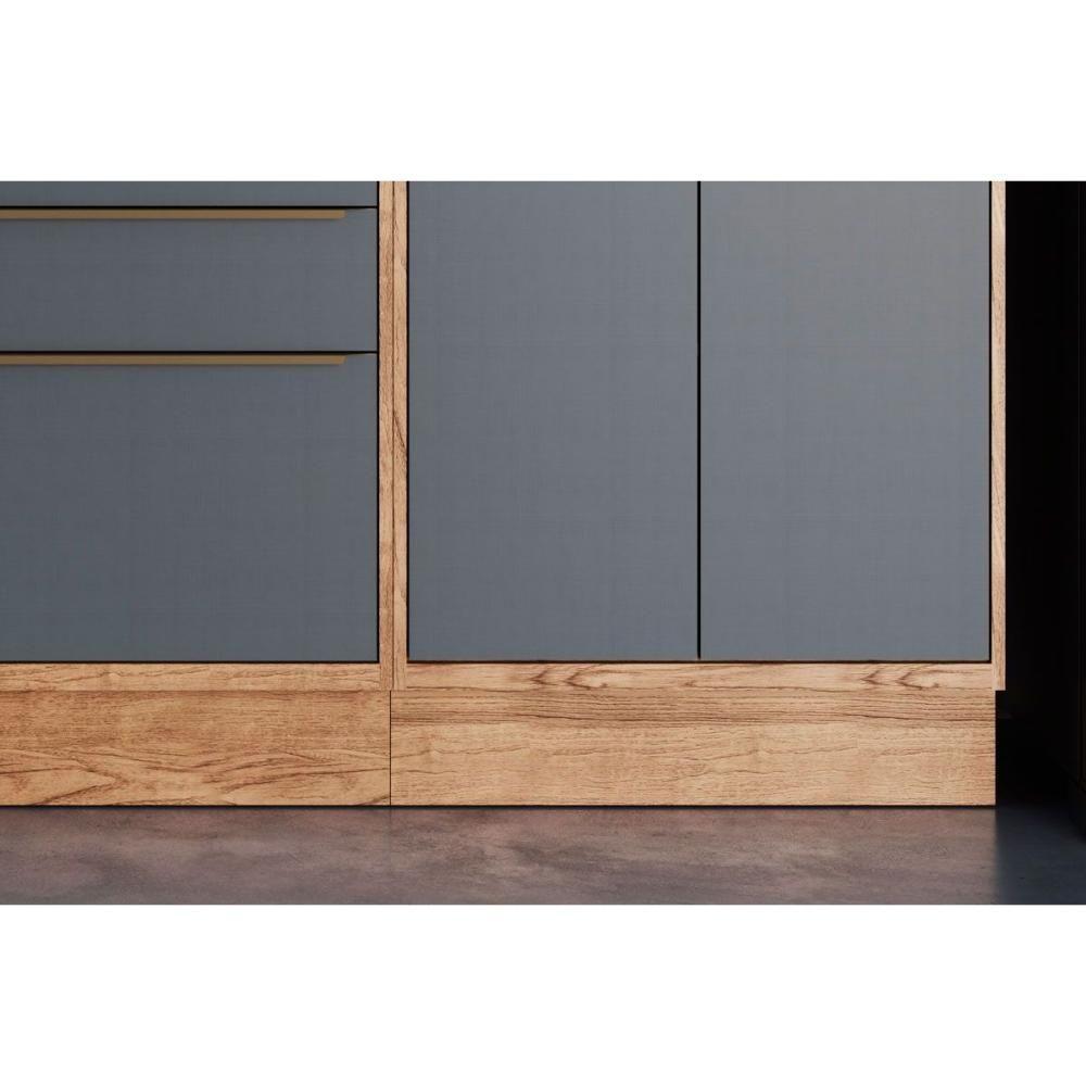 Cozinha Modulada Completa Versalis 6 Peças 2 Aéreos + 2 Balcões+ 1 Paneleiro + 1 Complemento C6p162 Freijó Grafite Herval - 5