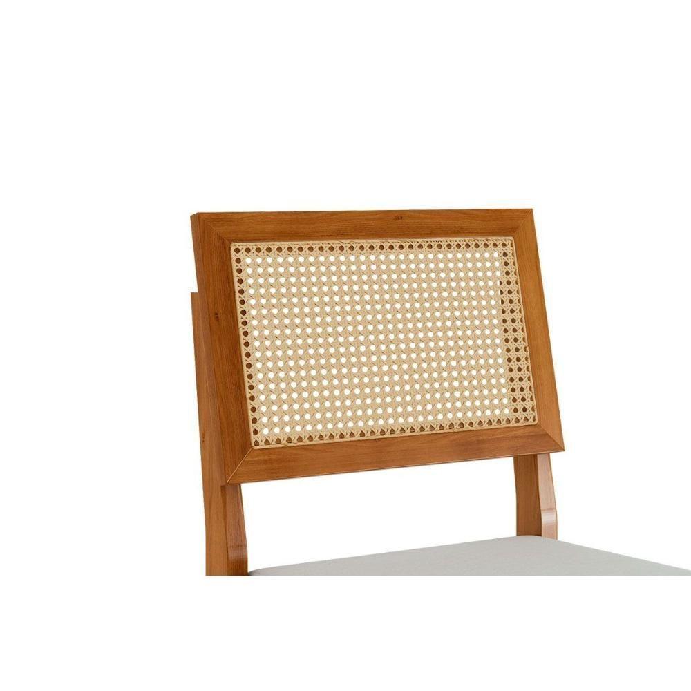 Cadeira De Cozinha Rainha Kit 6 Uni Natural - 5