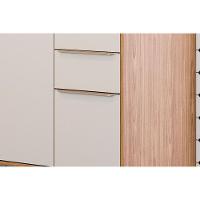 Cozinha Modulada Completa Esplêndida 7 Peças 4 Aéreos + 2 Balcões + 1 Torre Quente C7p183 Freijó Off White - 7