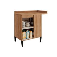 Gabinete De Cozinha Modulado Balcão Alpha 2508 Canto Reto Com 1 Porta Com Tampo 94cm Branco - 3