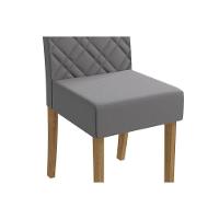 Kit 6 Cadeiras De Cozinha 2cad149fr 6 Un Freijó Linho Cinza A056 - 4