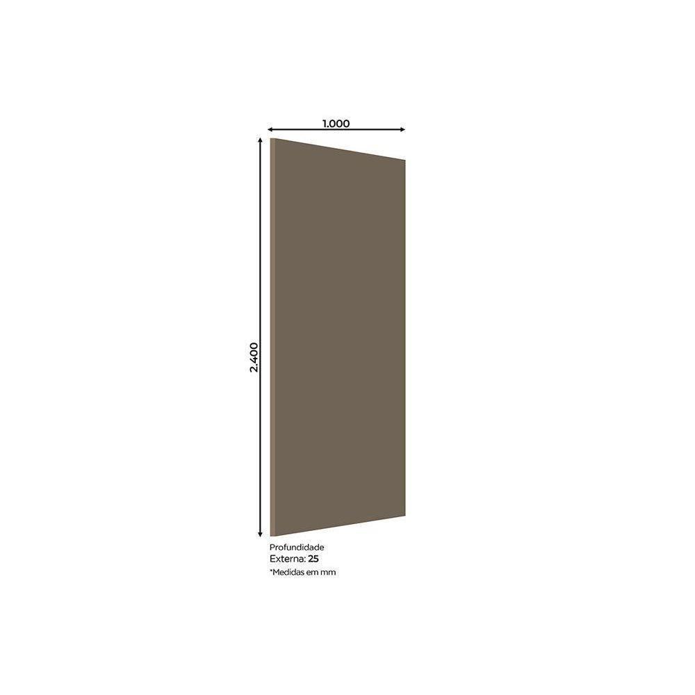 Módulo Cozinha Connect Painel De Edição Para Fechamento 240x100x205cm Off White2 Aéreos + 1 Balcão + 1 Complemento - 3