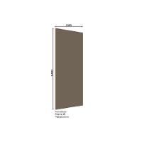 Módulo Cozinha Connect Painel De Edição Para Fechamento 240x100x205cm Off White2 Aéreos + 1 Balcão + 1 Complemento - 3
